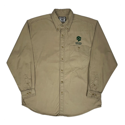 Lee Shirt - Large Khaki Cotton