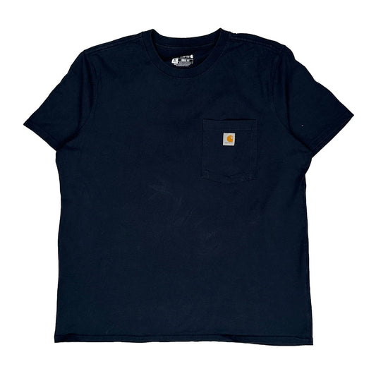 Carhartt T-Shirt - XL Navy Cotton