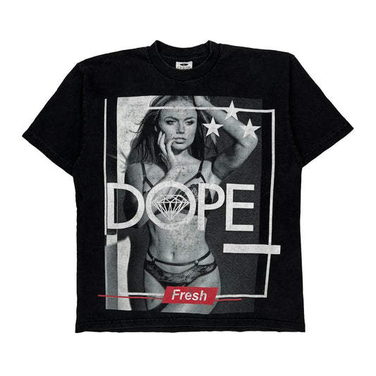 Pro Club Graphic T-Shirt - Large Black Cotton