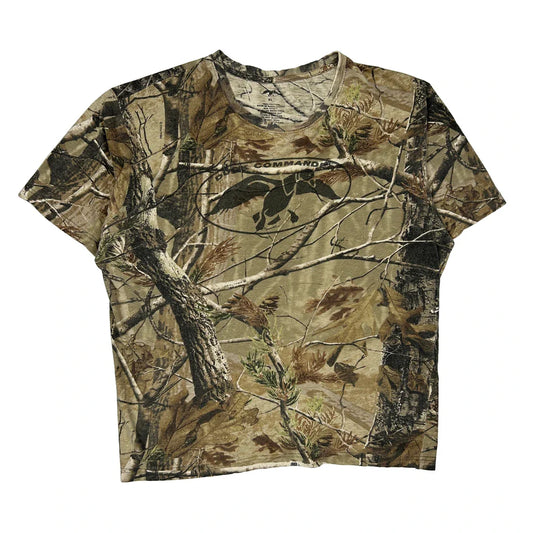 Vintage Unbranded Camo T-Shirt - XL Camo Cotton