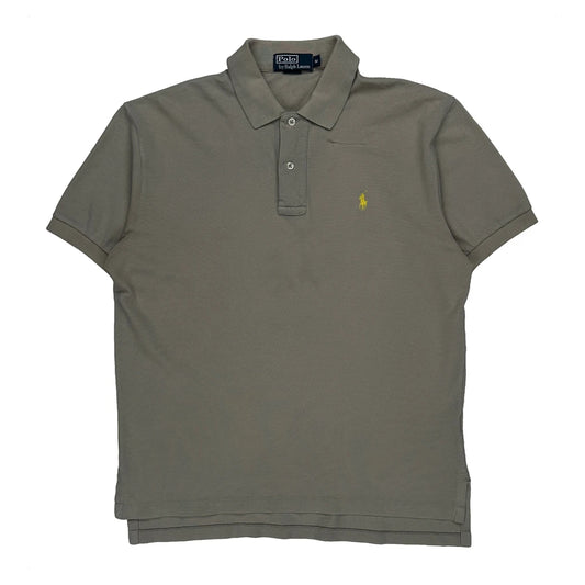 Polo By Ralph Lauren Polo Shirt - Medium Grey Cotton