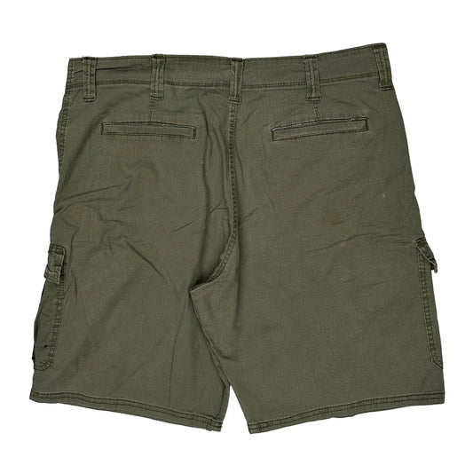 Wrangler Cargo Shorts - 36W 10L Khaki Cotton
