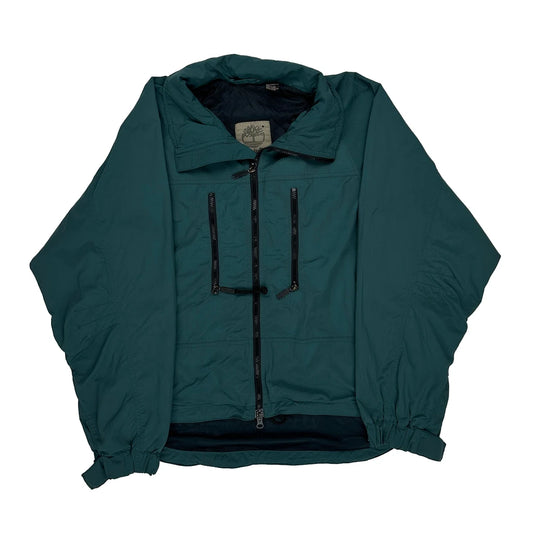 Timberland Jacket - Small Green Nylon