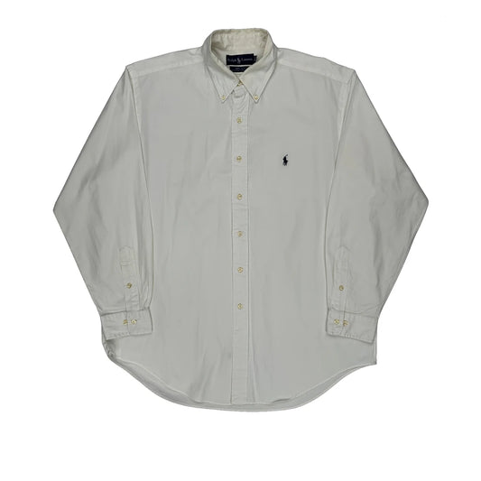 Ralph Lauren Shirt - Large White Cotton