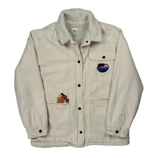 Vans Jacket - Large Cream Cotton