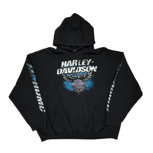 Appleton Harley-Davidson Harley Davidson Graphic Hoodie - 2XL Black Cotton