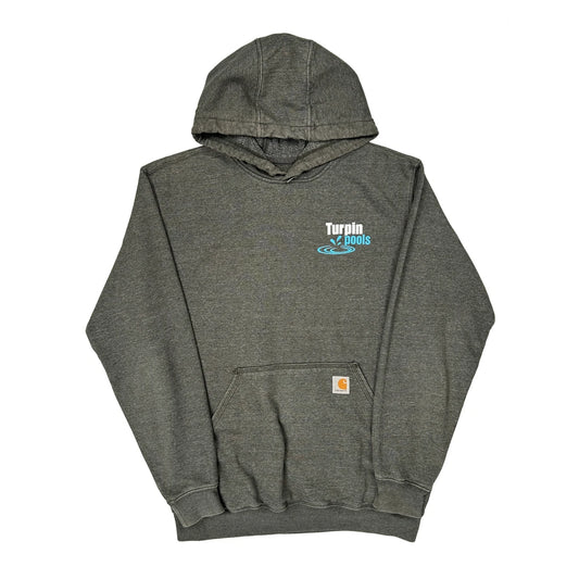 Turpin Pools Carhartt Hoodie - Medium Grey Cotton