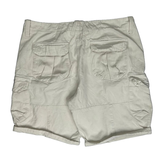 Armani Exchange Cargo Shorts - 36W 10L Cream Cotton