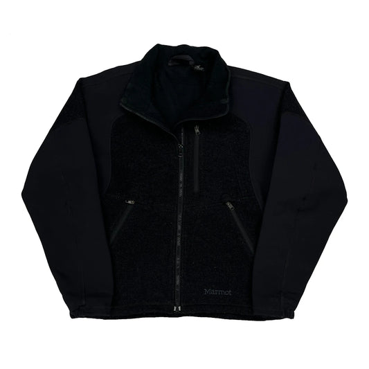 Marmot Fleece Jacket - Large Black Polyester