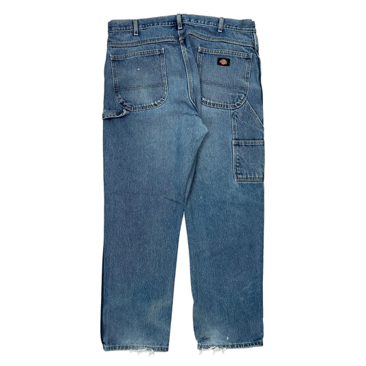Dickies Carpenter Jeans - 37W 32L Blue Cotton
