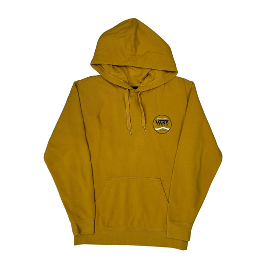 Off The Wall Vans Hoodie - Small Yellow Cotton