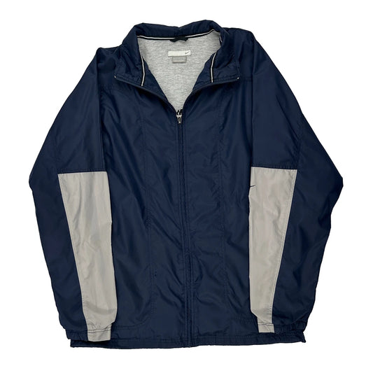 Nike Windbreaker - Large Navy Polyester