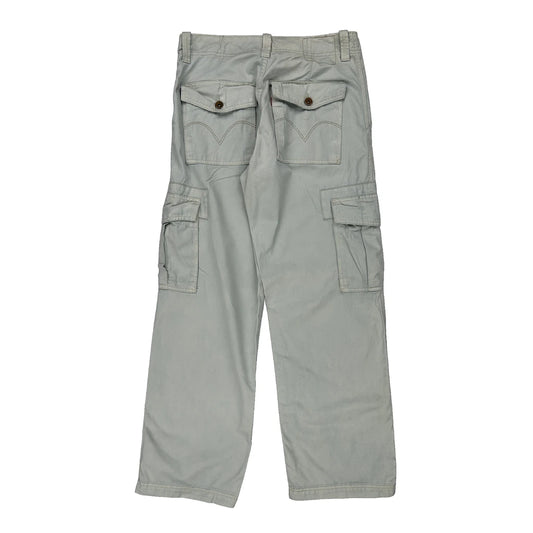 Levis Cargo Trousers - 32W 32L Grey Cotton