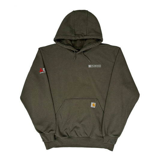 Carhartt Hoodie - Large Green Cotton Blend