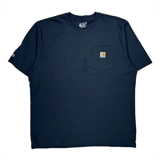 Carhartt T-Shirt - XL Navy Cotton