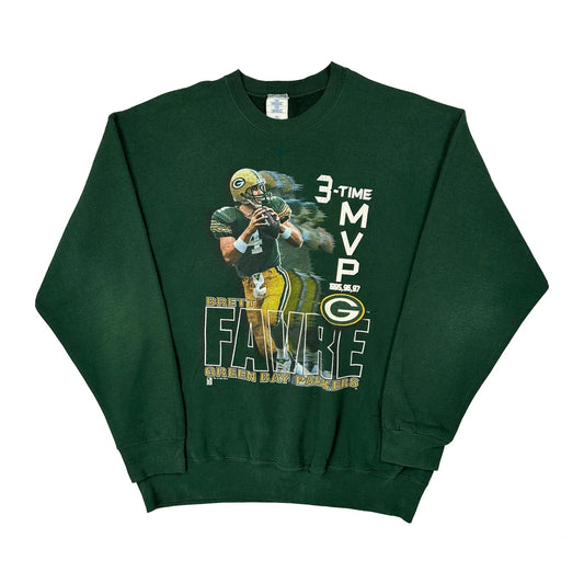 Green Bay Packers Gildan Nfl Sweatshirt - 2XL Green Cotton Blend