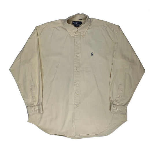 Blake Ralph Lauren Shirt - XL Cream Cotton