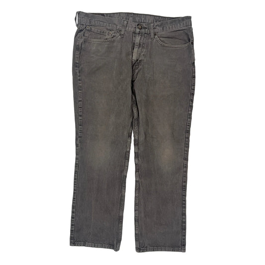 Levis Cord Trousers - 34″ Waist Grey Cotton