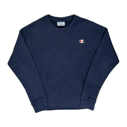 Reverse Weave Champion Sweatshirt - XS Navy Cotton