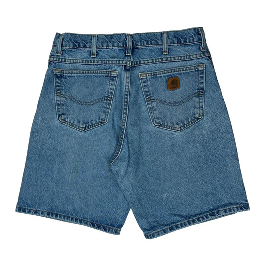 Carhartt Denim Shorts - 32W 10L Blue Denim
