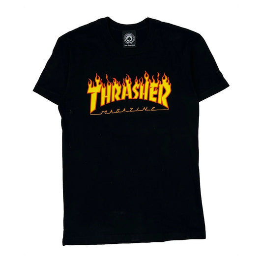 Thrasher Graphic T-Shirt - XS Black Cotton