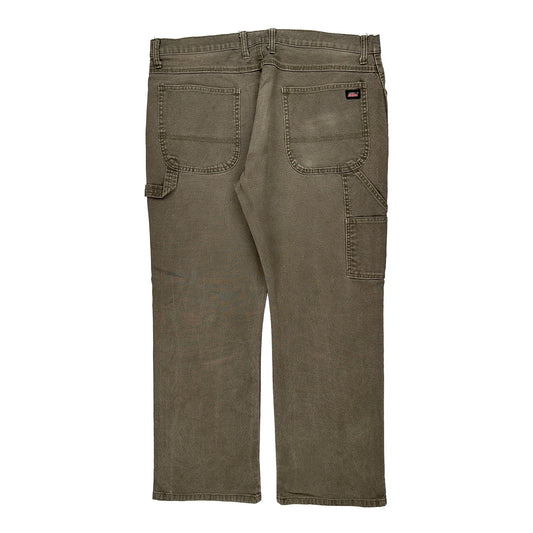 Dickies Carpenter Trousers - 38W 29L Grey Cotton