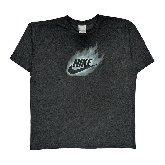 Go Like Hell Nike T-Shirt - Large Grey Cotton