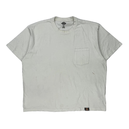 Dickies T-Shirt - 2XL White Cotton