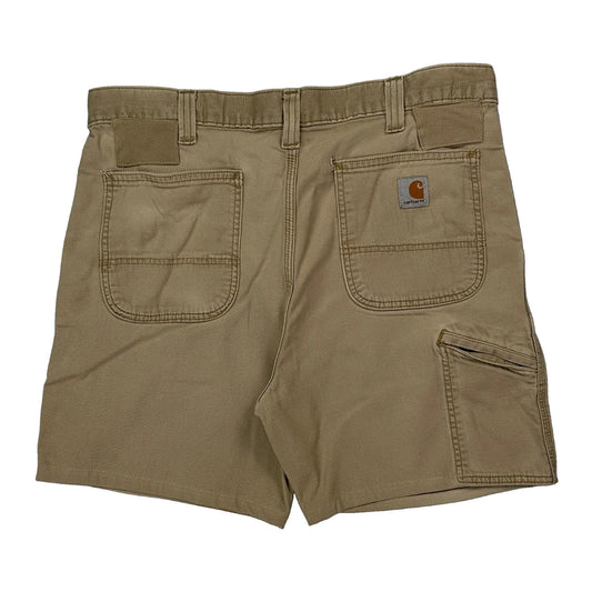 Vintage Carhartt Carpenter Shorts - 34W 6L Beige Cotton