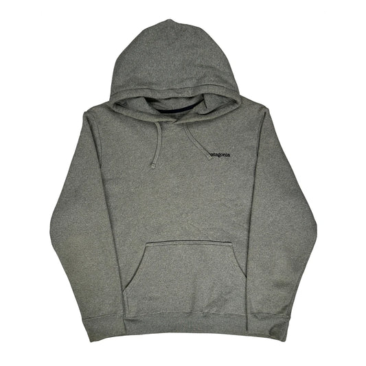 Patagonia Hoodie - Large Grey Cotton Blend