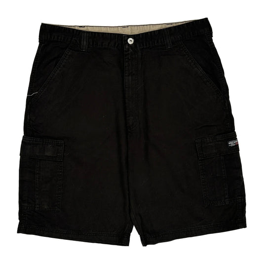 Wrangler Cargo Shorts - 38W 9L Black Cotton