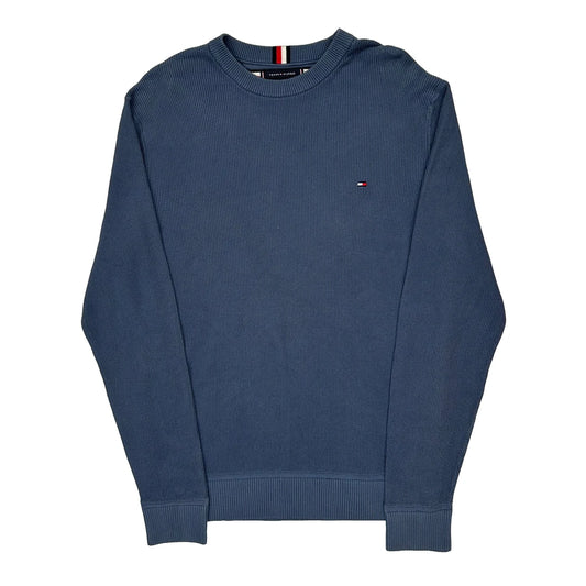 Tommy Hilfiger Jumper - Large Blue Cotton