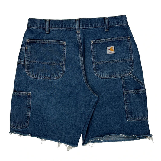 Carhartt Denim Shorts - 32W 9L Blue Cotton