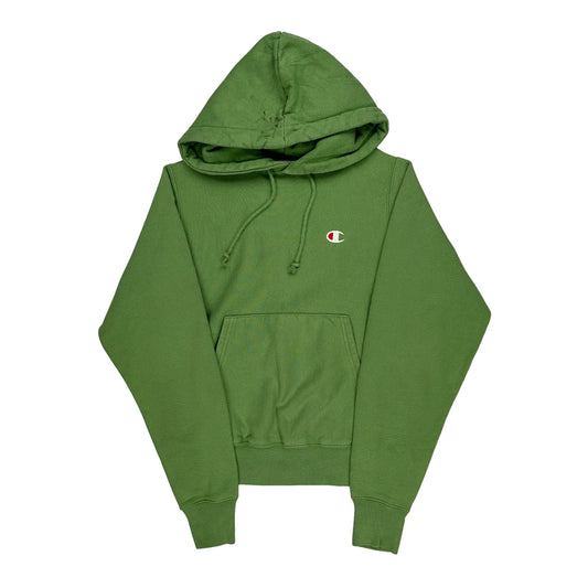 Reverse Weave Champion Hoodie - XS Green Cotton