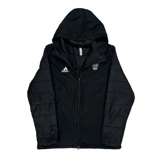 Adidas Jacket - Large Black Polyester