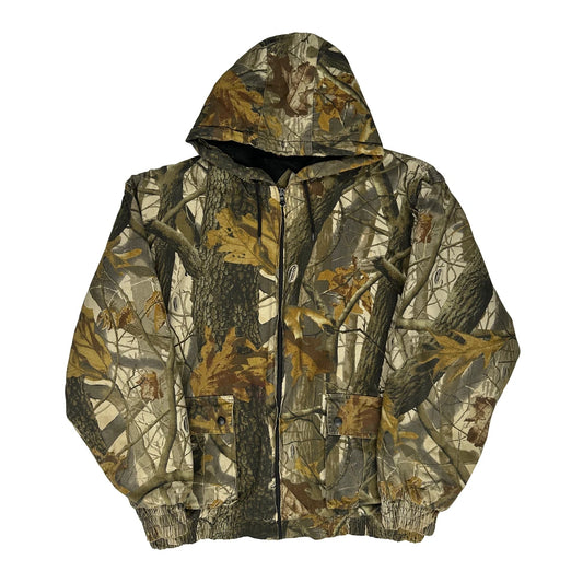 Vintage Outfitters Ridge Camo Jacket - XL Green Cotton