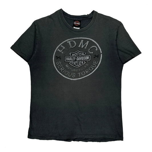 Valley Harley-Davidson Shop Harley Davidson Graphic T-Shirt - Large Black Cotton