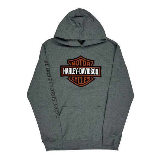 Motorcycles Harley Davidson Hoodie - Small Grey Cotton