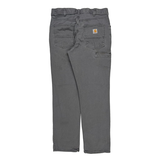 Carhartt Double Knee Carpenter Trousers - 33W 32L Grey Cotton