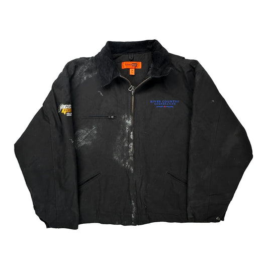 River Country Cooperative Port Authority Jacket - 2XL Black Cotton Blend