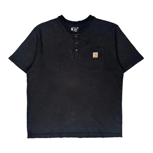 Carhartt T-Shirt - Large Black Cotton