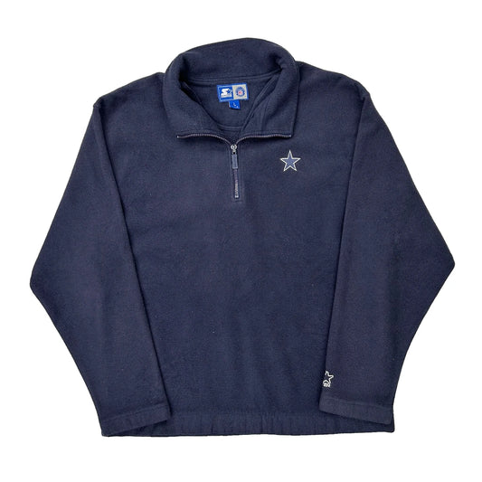 Nfl Starter Fleece - Large Navy Polyester