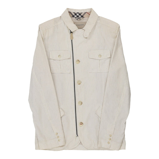 14 Years Burberry Cord Jacket - Medium Beige Cotton