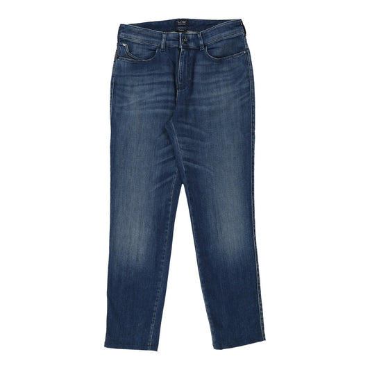 Armani Jeans Skinny Jeans - 30W UK 10 Blue Cotton