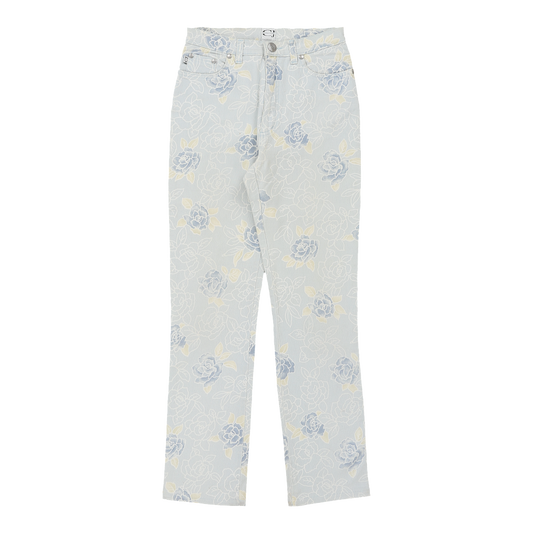 Cavalli Jeans - 26W UK 6 Blue Cotton