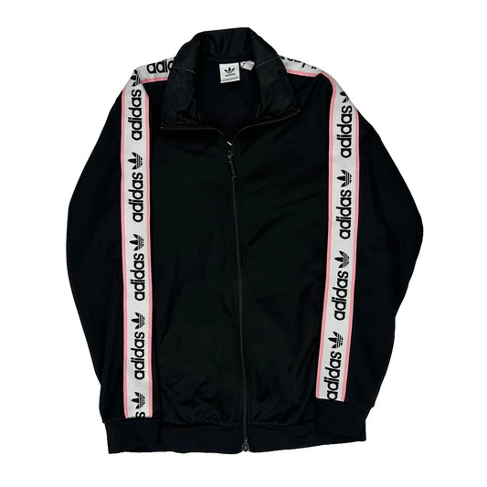 Adidas Track Jacket - Small Black Polyester