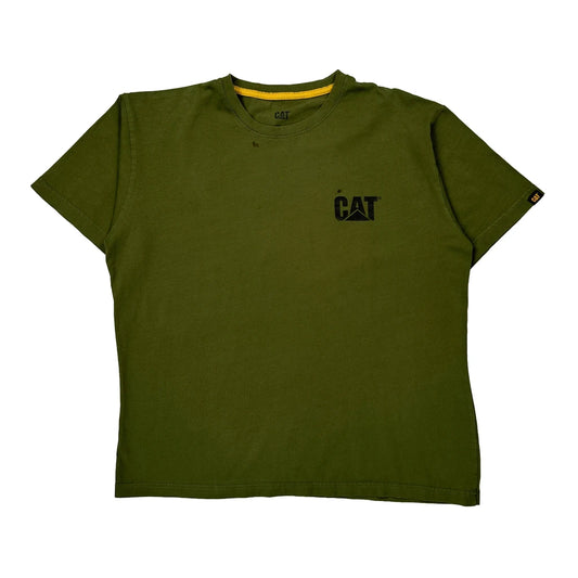 Cat T-Shirt - Medium Green Cotton