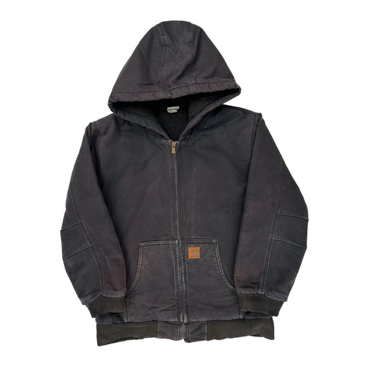 Age 14-16 Carhartt Jacket - Large Black Cotton