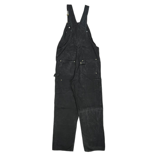 Carhartt Double Knee Dungarees - 38″ Waist Black Cotton