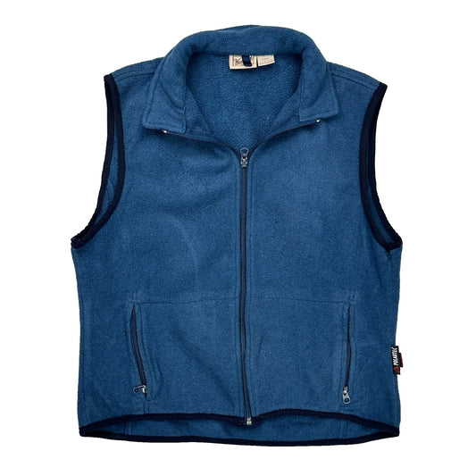 Woolrich Fleece Gilet - Large Blue Polyester